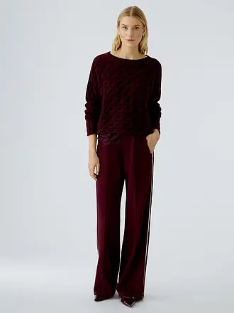 OUÍ | Pullover SIRAH | dunkelrot